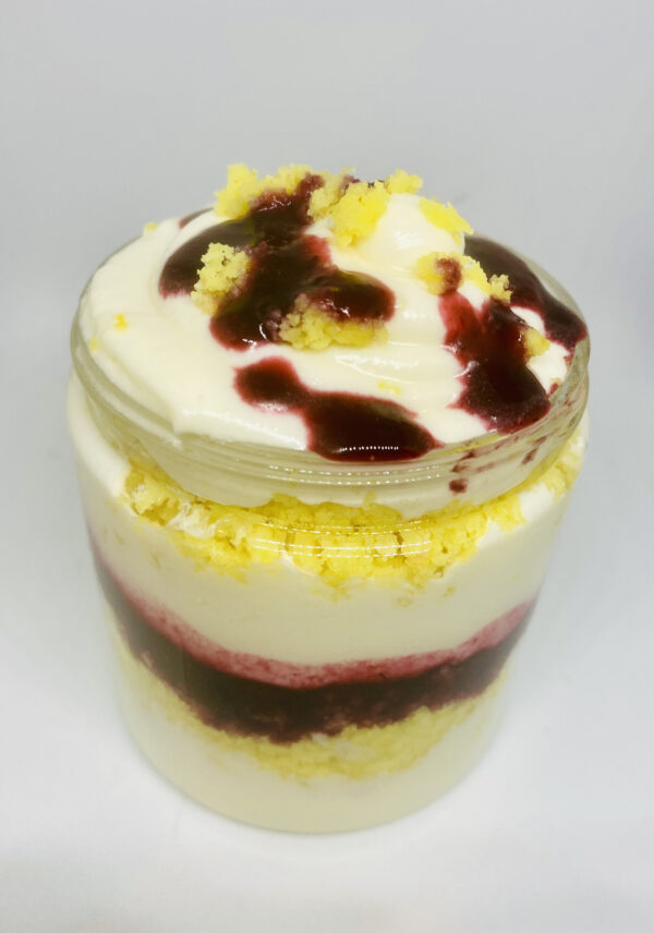 Cake Jar: Berry Lemon