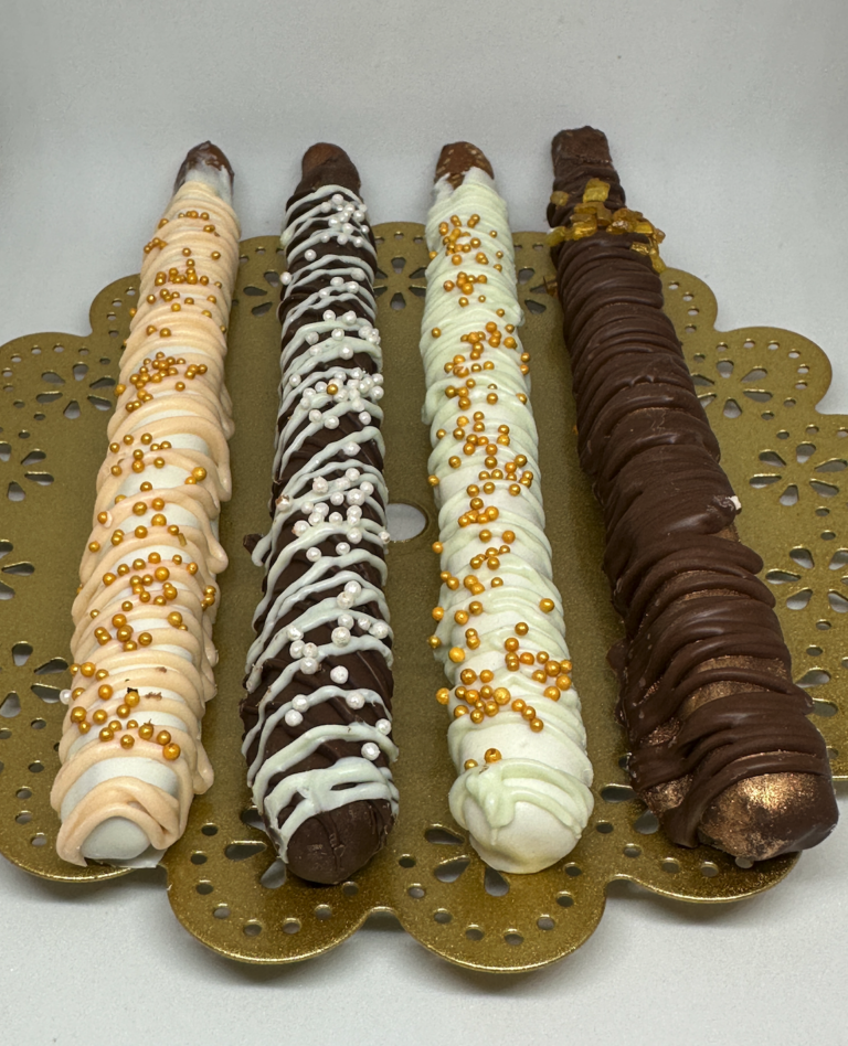 Chocolate Covered Pretzel Rods (1 Dozen)