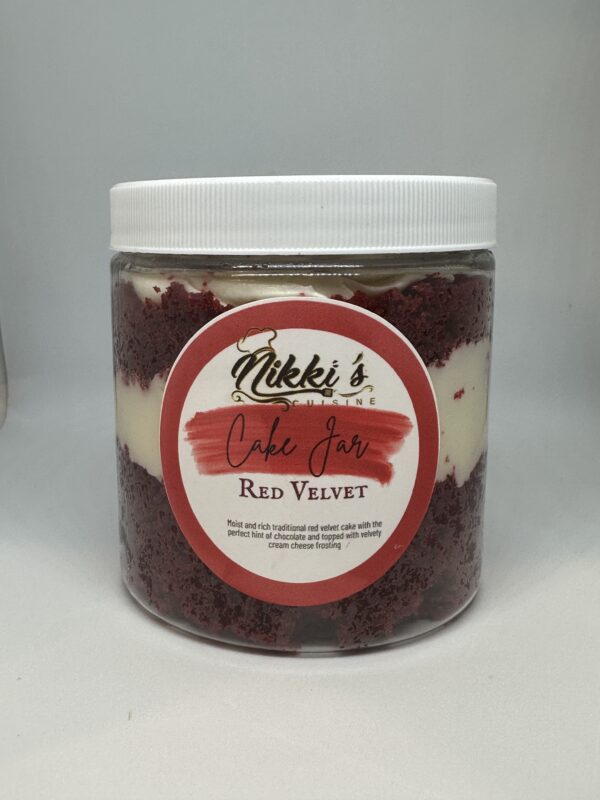 Red Velvet Cake Jar