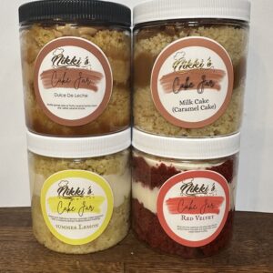 Cake Jars (4 pack)